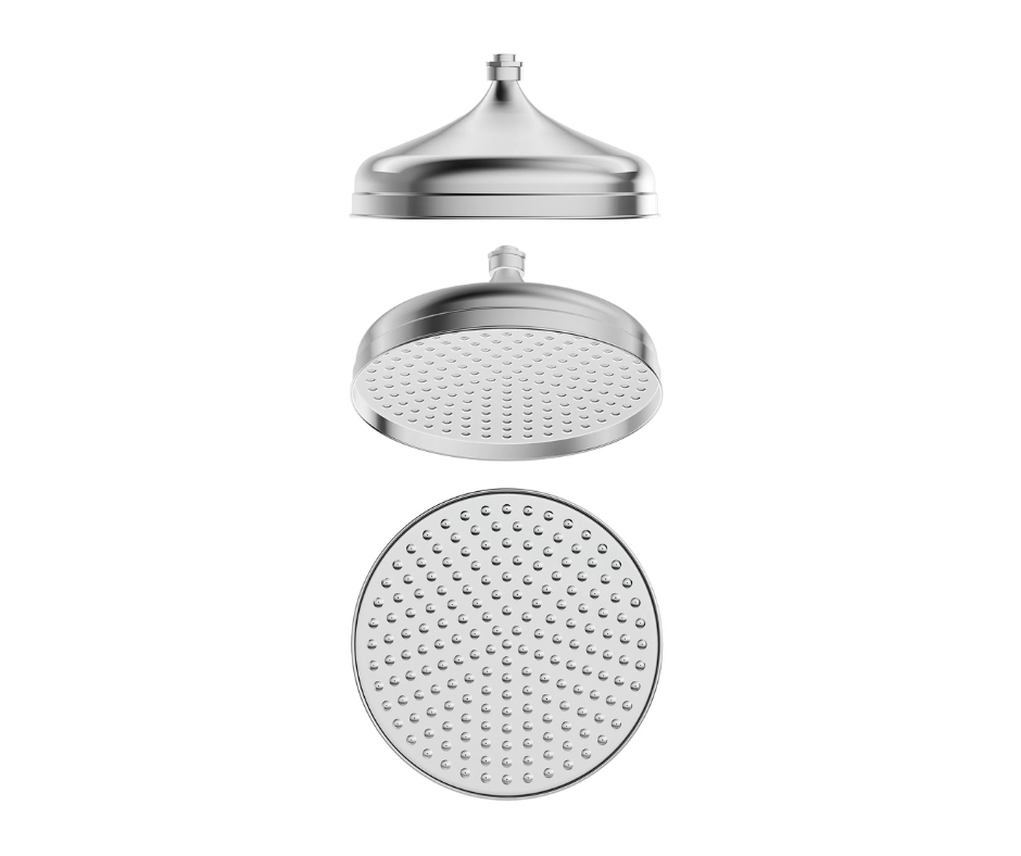 Mica Heritage Shower Head 305mm – Multiple Colours