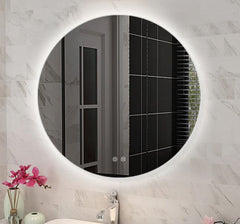 Round Back Lit Led Mirror - 600mm, 750mm or 900mm