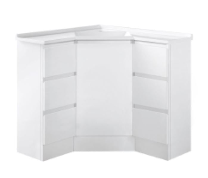 "Corner Collection" Freestanding Corner Bathroom Vanity