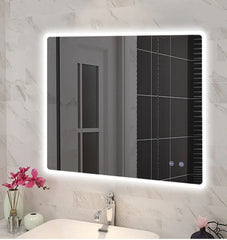 Rectangular Range Front Lit Soft Curve Edge - 600x750mm, 900x750mm and 1200x800mm