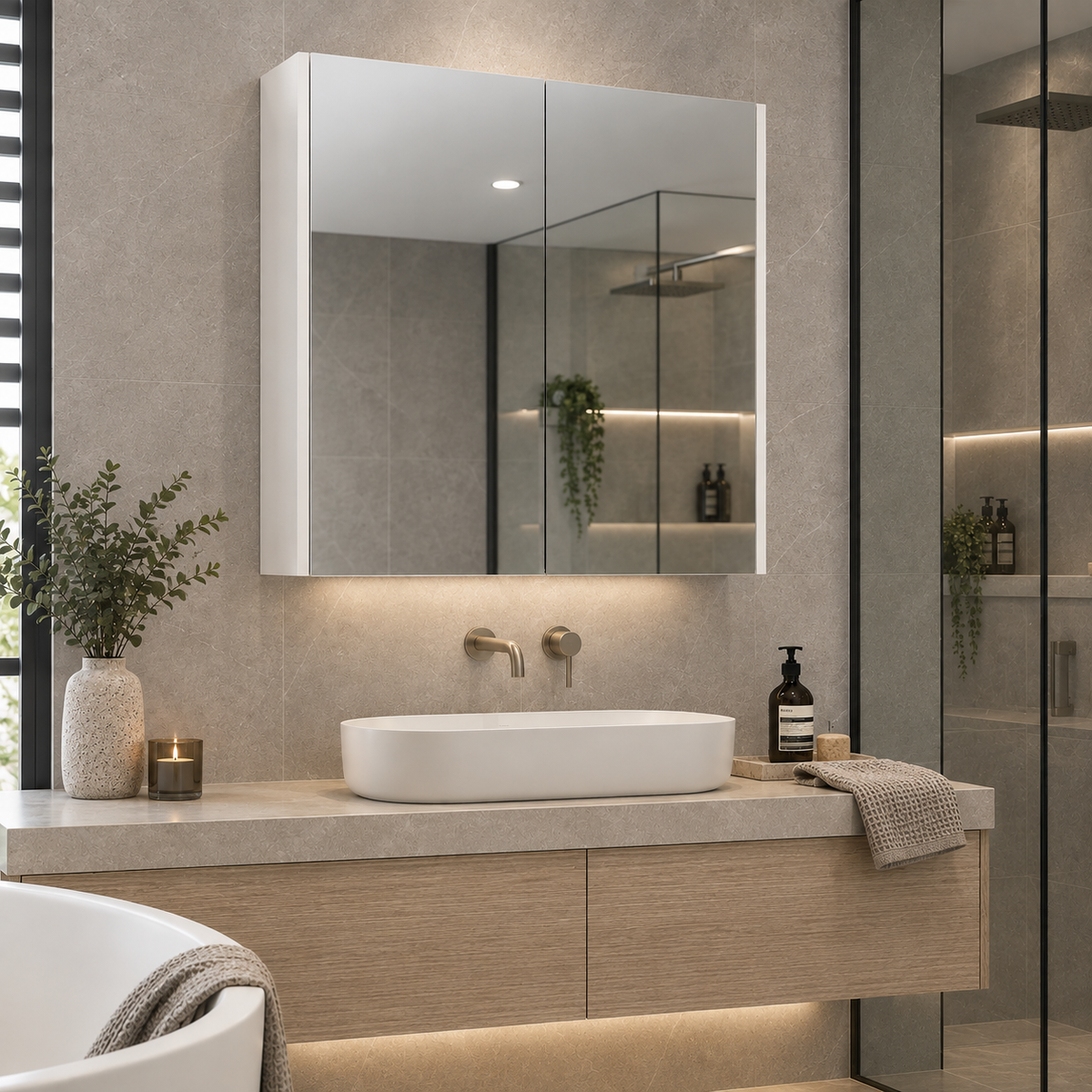 EVA Shaving Cabinet with Side panels