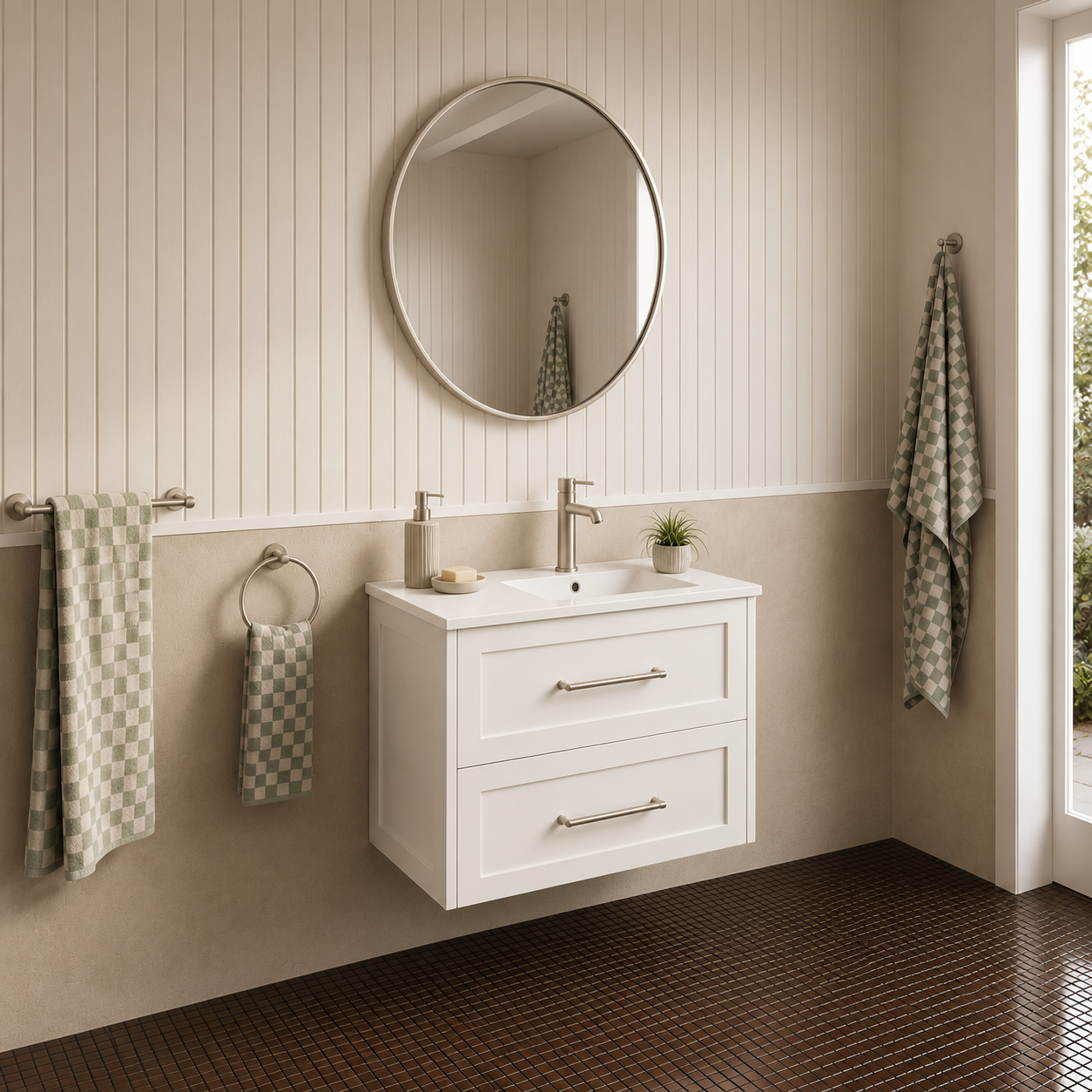 Slim Shaker 600mm Vanity