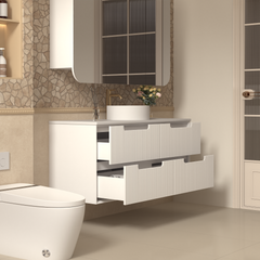 Austin Wall Hung 1200mm Fluted Style Bathroom Vanity - NEW ARRIVAL