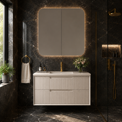 Austin Wall Hung 900mm Fluted Style Bathroom Vanity - NEW ARRIVAL