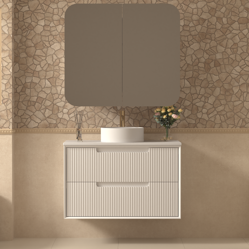 Fluted Vanity