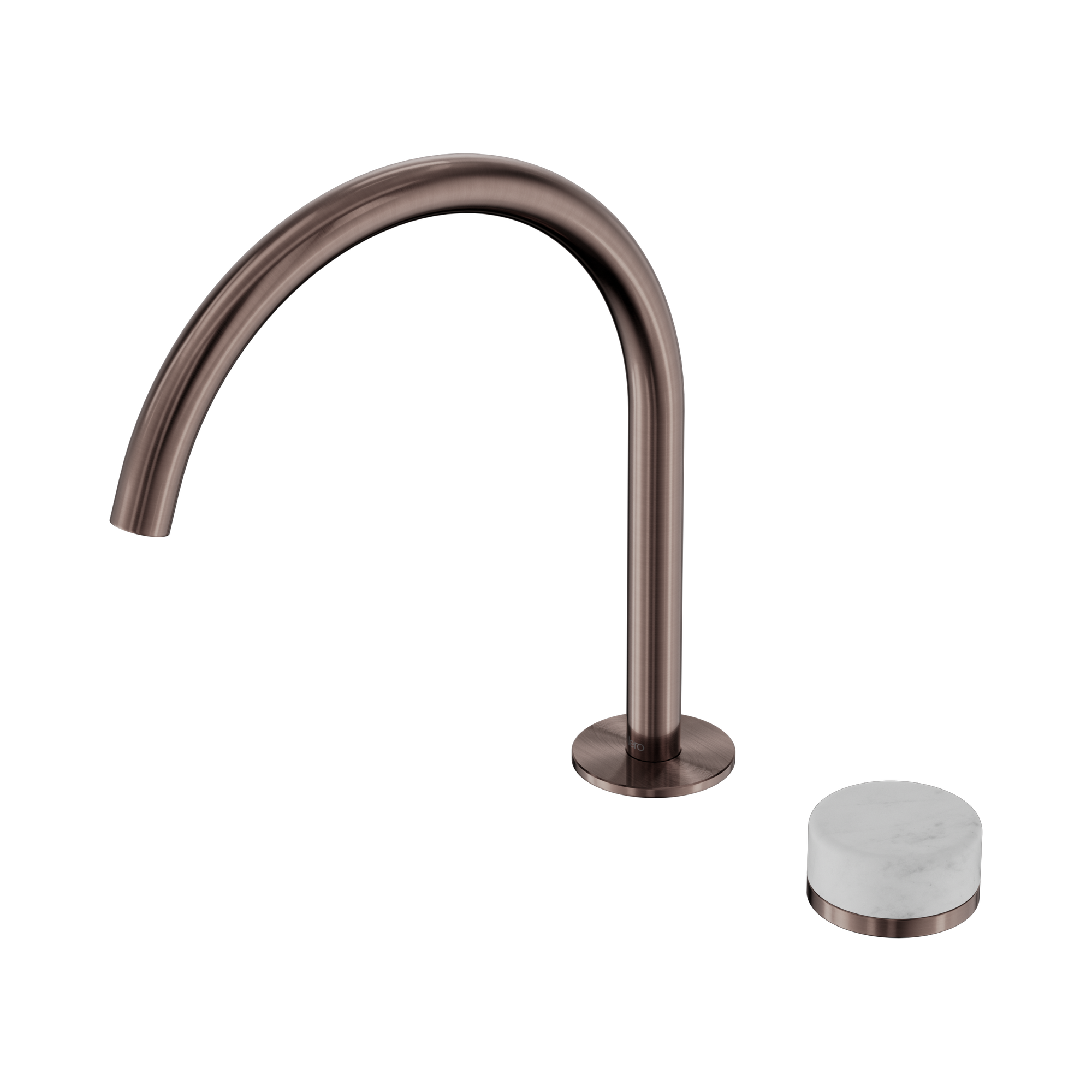 Serenity Progressive Bath/Kitchen Mixer Arc Spout With Carrara Handle