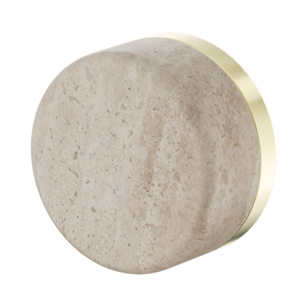Serenity Progressive Shower Mixer With Rome Travertine Handle