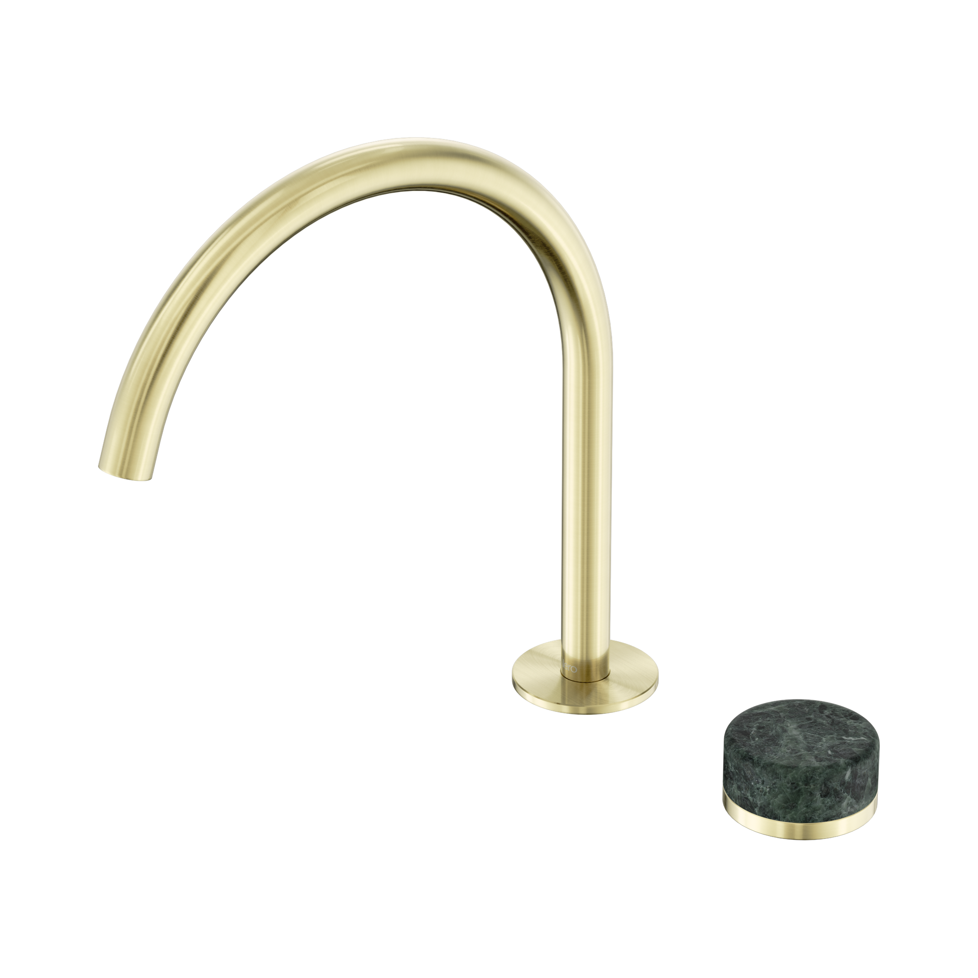 Serenity Progressive Bath/Kitchen Mixer Arc Spout With Verde Alpi Handle
