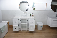 George 1200mm Hampton Shaker Style Freestanding Bathroom Vanity