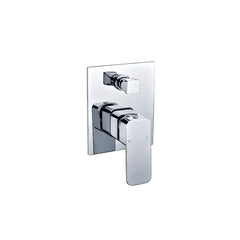 BUK Kompakteckig Bath diverter Mixer Chrome - Warehouse clearout sale