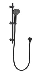 'STEEL' Round Multifunction Sliding Shower On Rail