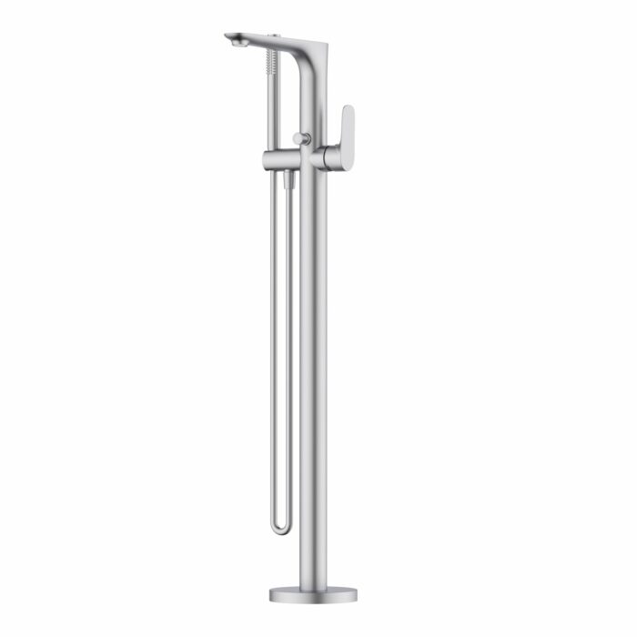 Berlin Floor Standing Bath Filler with Handheld Shower