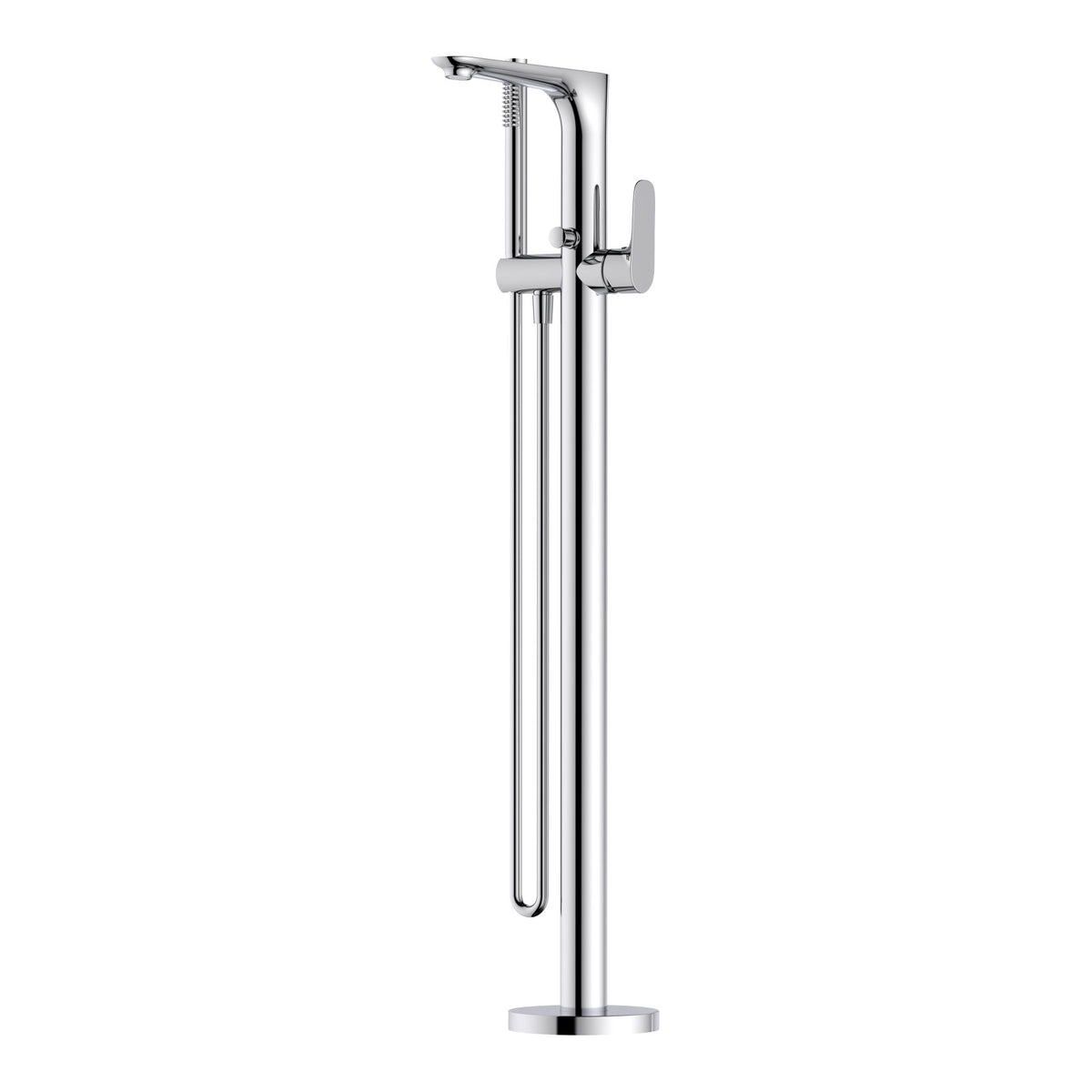 Berlin Floor Standing Bath Filler with Handheld Shower