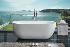 Berri Freestanding Bath - Gloss/Matte White