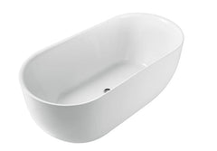 Berri Freestanding Bath - Gloss/Matte White