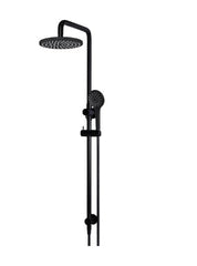 Round Combination Shower Rail, 200mm Rose, Three-Function Hand Shower
