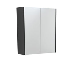 Mirror Cabinet with Coloured Side Panels and Interior