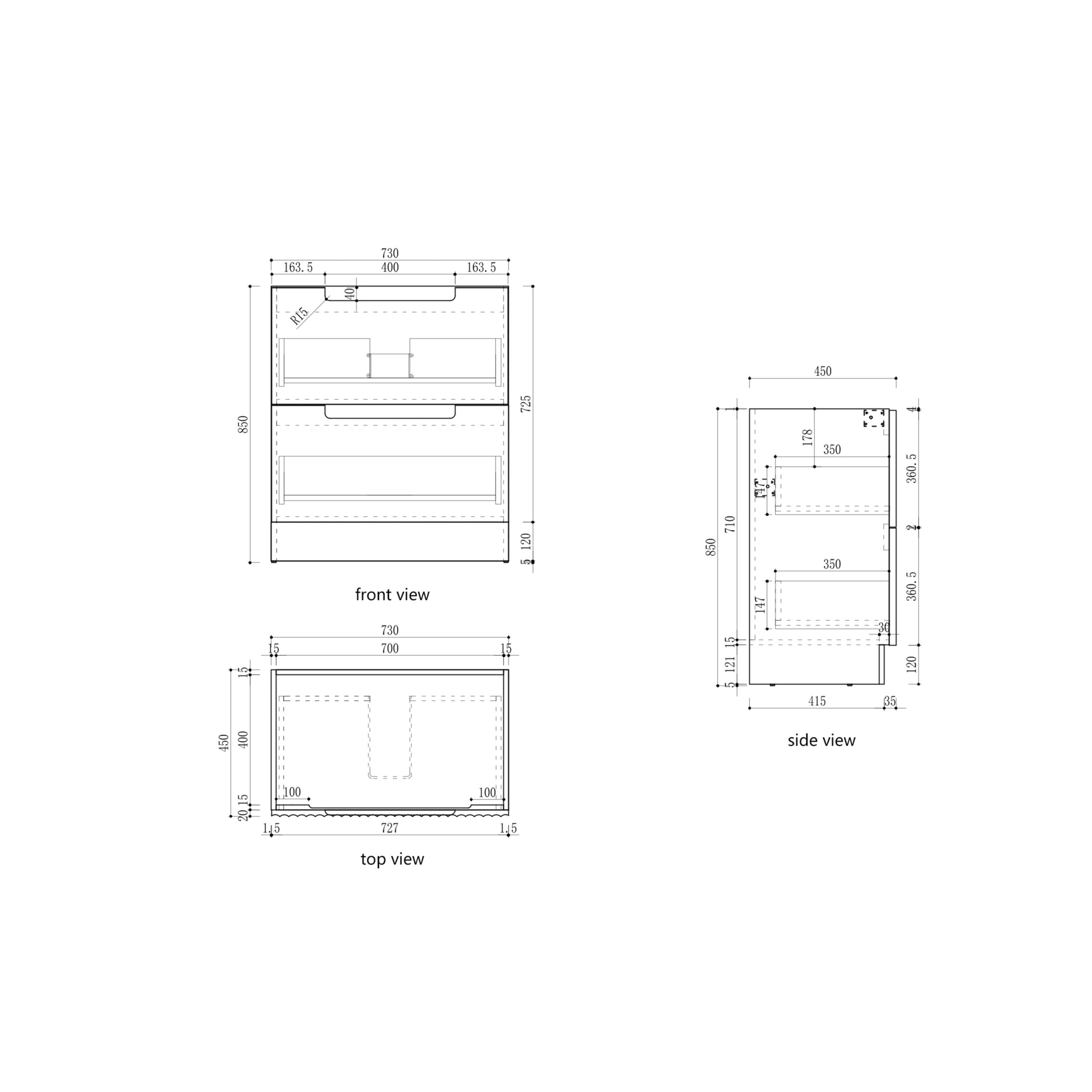 Lovina Floor Standing Vanity - 750mm