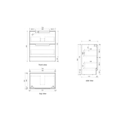 Lovina Floor Standing Vanity - 750mm