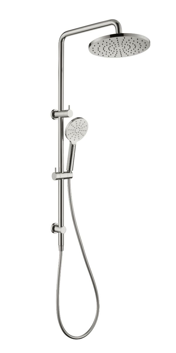 'STEEL' Dual Shower Rail