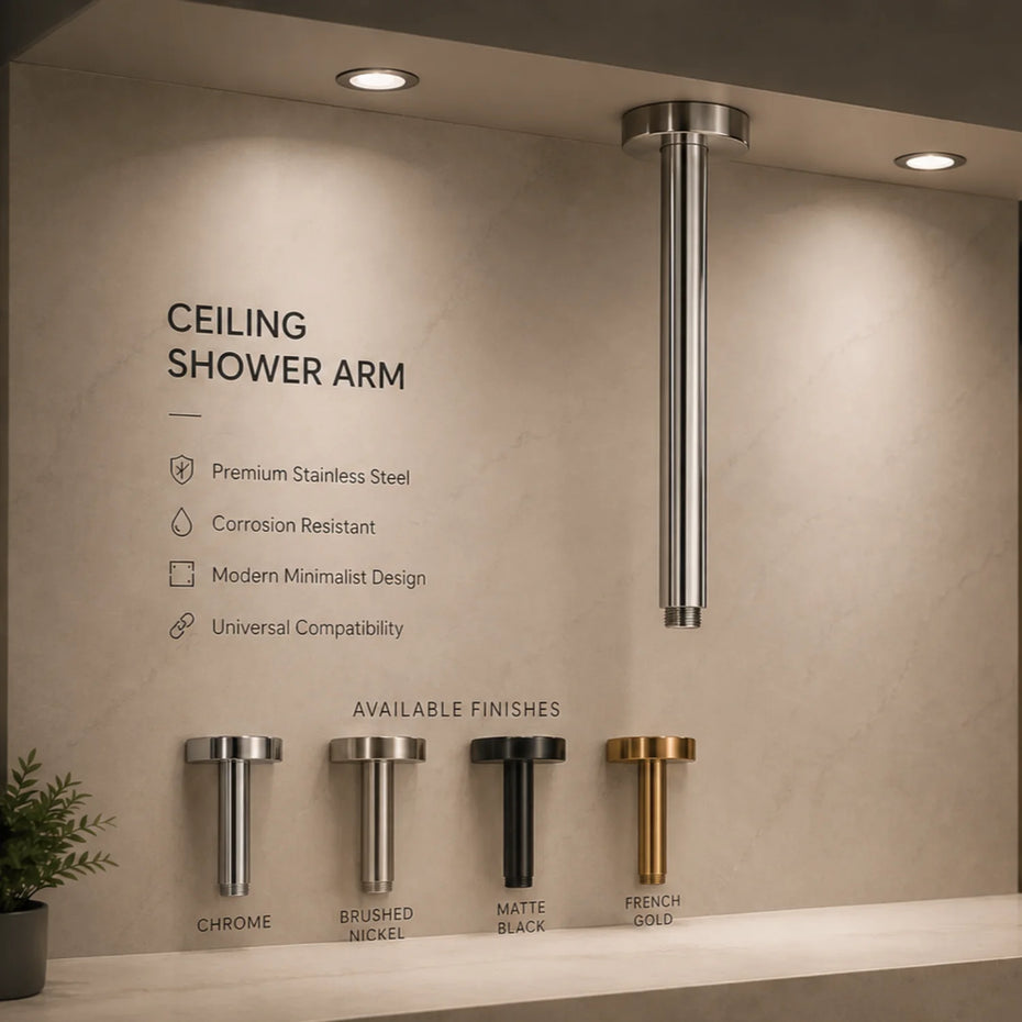 Luna Ceiling Shower Arm - 300mm/450mm