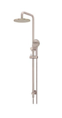 Round Combination Shower Rail, 200mm Rose, Three-Function Hand Shower