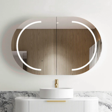 LED Bondi Shaving Cabinet Natural Oak - Multiple Sizes Available