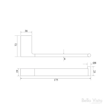 Milos Toiler Roll Holder