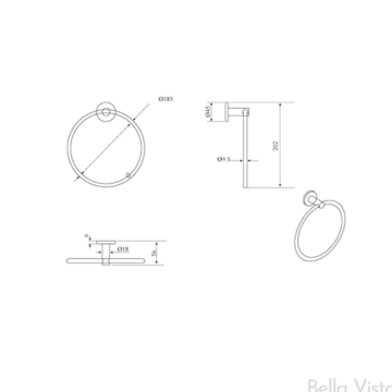 Mica Towel Ring