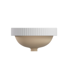 Eleanor Round Semi-Inset BasinGloss/Matte White