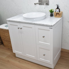 George 900mm Hampton Shaker Style Freestanding Bathroom Vanity