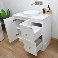 George 900mm Hampton Shaker Style Freestanding Bathroom Vanity