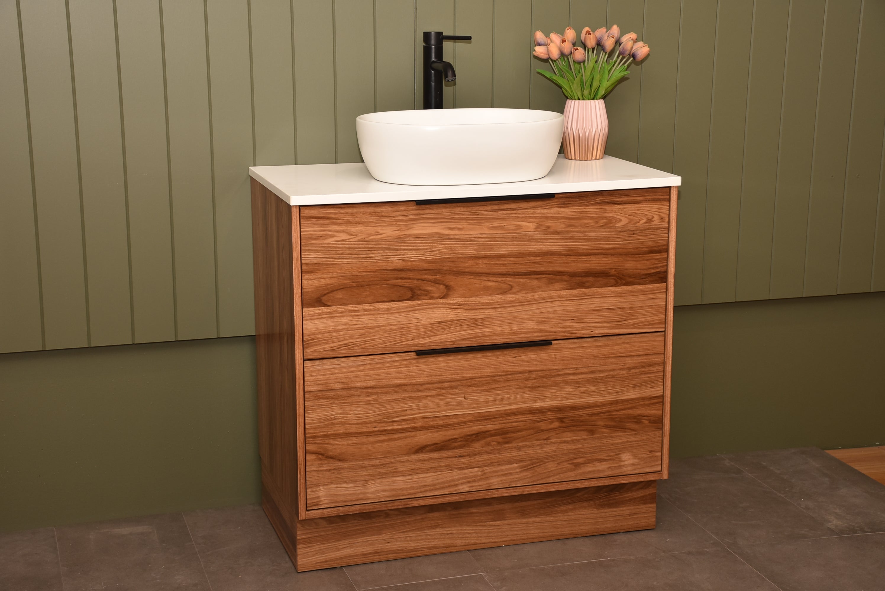 Oxford 900 Timber Veneer Bathroom Vanity