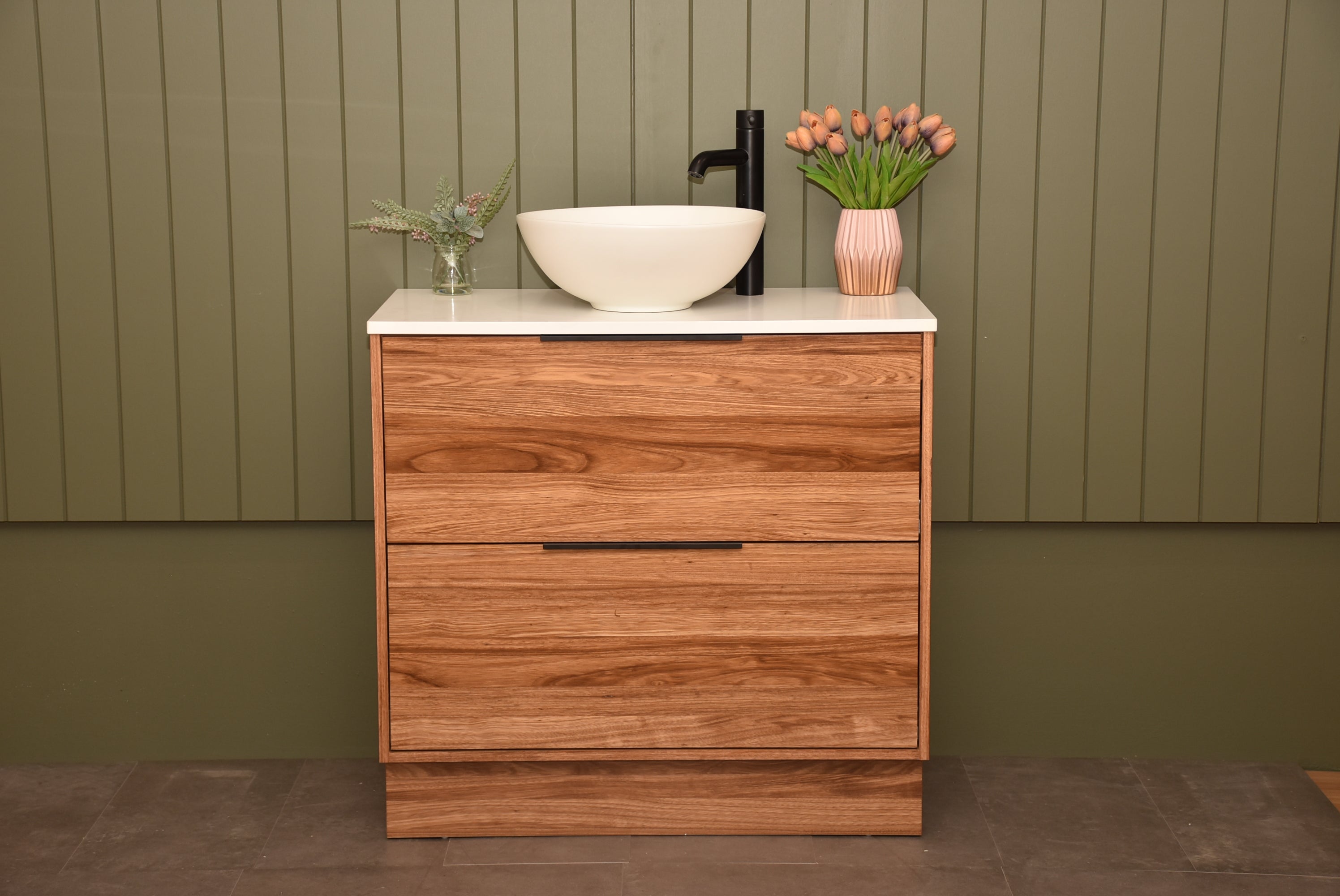 Oxford 900 Timber Veneer Bathroom Vanity