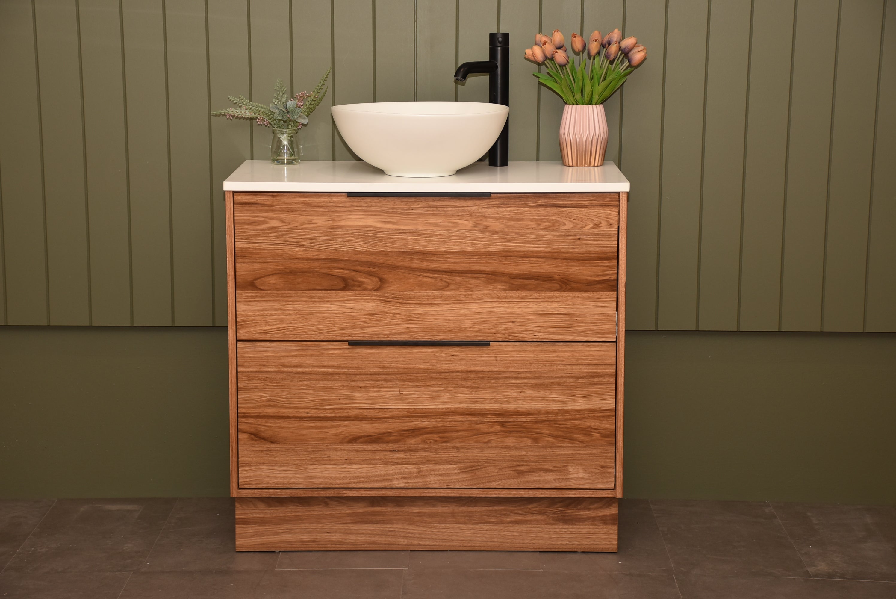 Oxford 900 Timber Veneer Bathroom Vanity