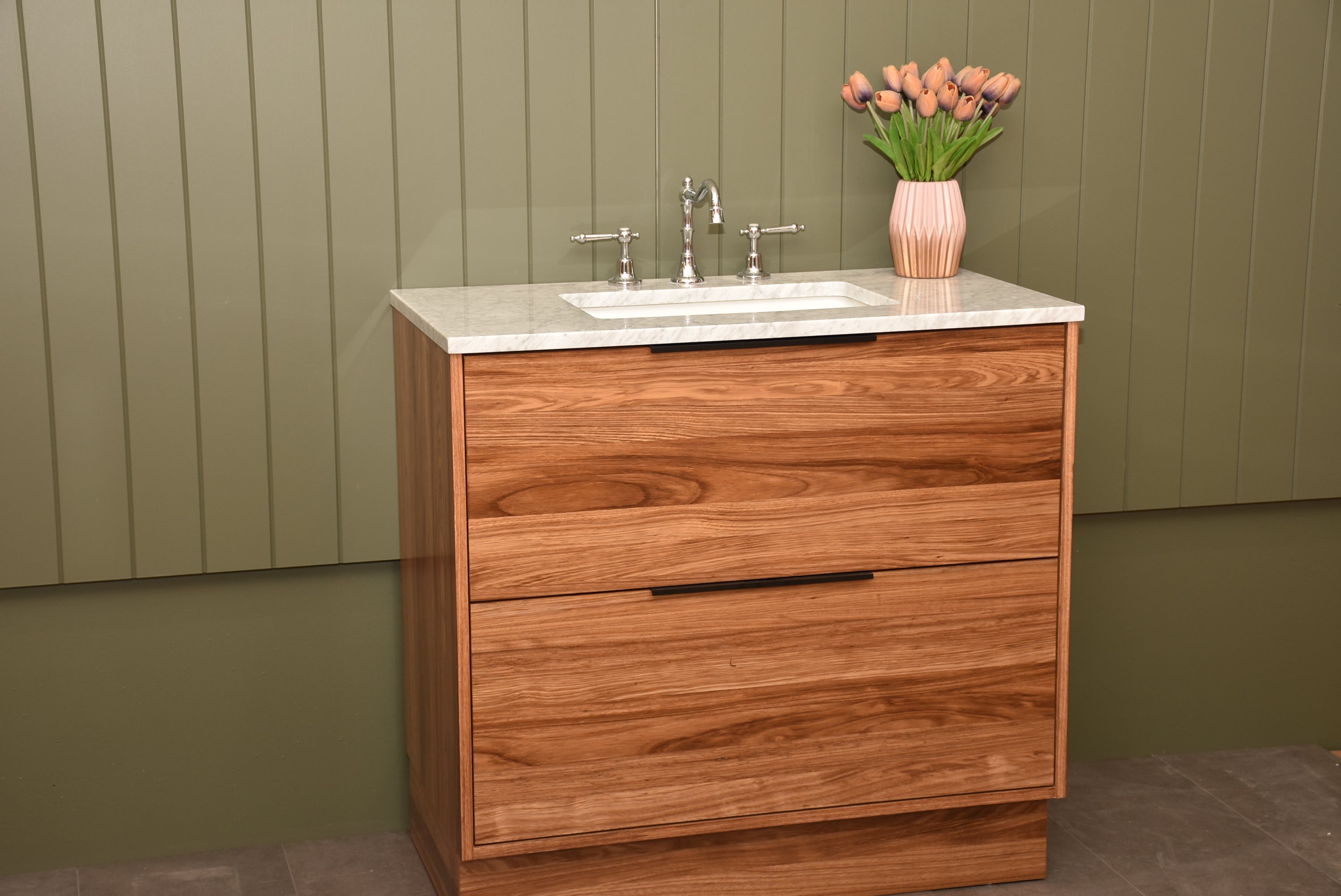 Oxford 900 Timber Veneer Bathroom Vanity