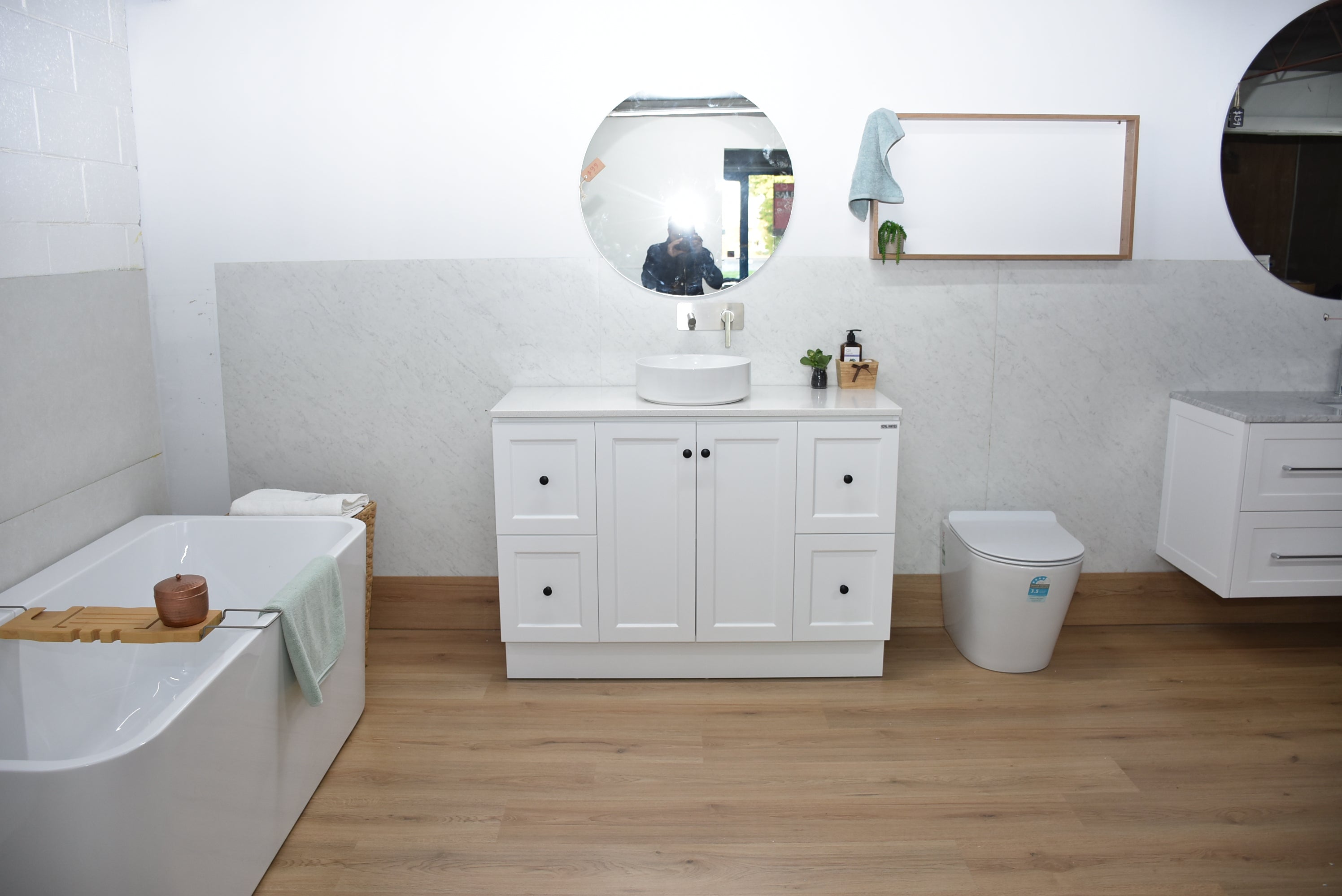 George 1200mm Hampton Shaker Style Freestanding Bathroom Vanity