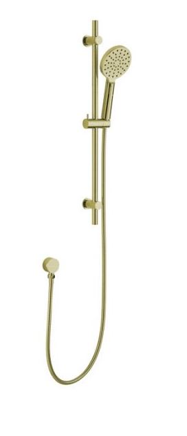 'STEEL' Round Multifunction Sliding Shower On Rail