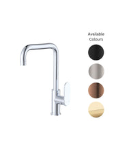 Empire Slim Gooseneck Swivel Basin/Sink Mixer - Fienza