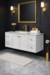 George Wall Hung 1200mm Hampton Shaker Style Bathroom Vanity