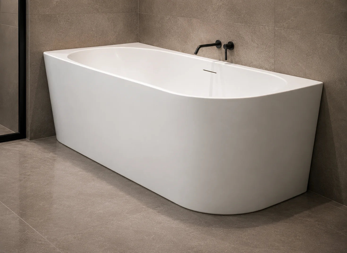 Gia 1500mm Left/Right Corner Freestanding Bath