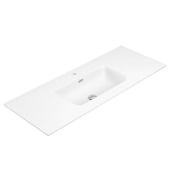 Roana Matte White Ceramic Benchtop