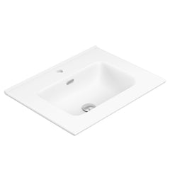 Roana Matte White Ceramic Benchtop