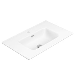 Roana Matte White Ceramic Benchtop