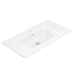 Roana Gloss White Ceramic Benchtop