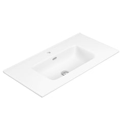 Roana Matte White Ceramic Benchtop