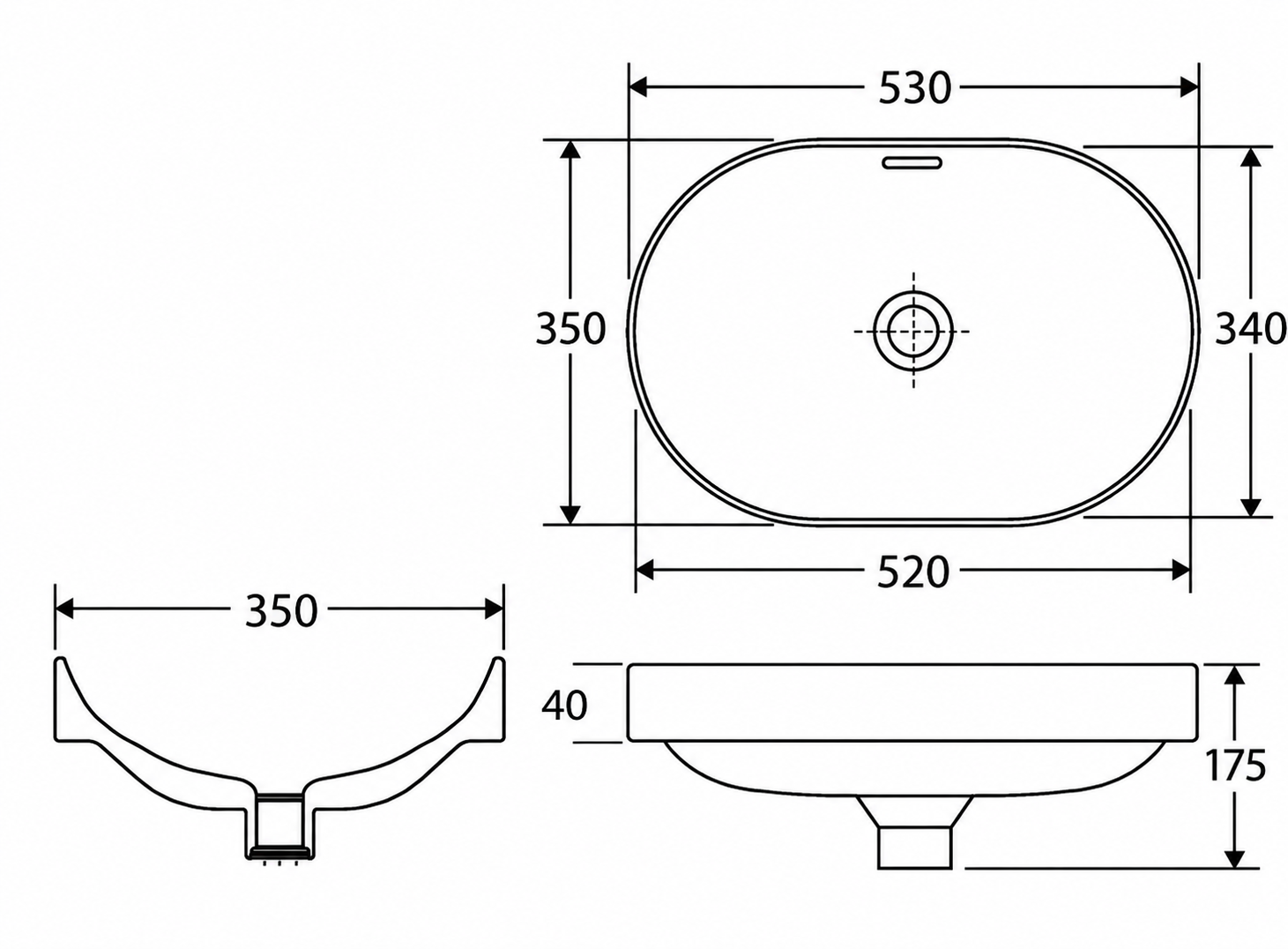 Jess Pill Inset Basin