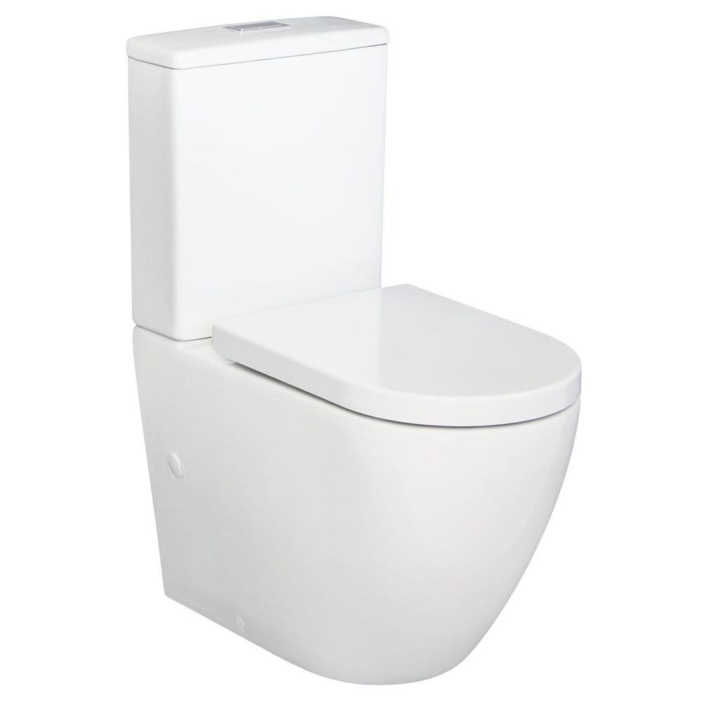 Alix Back-to-Wall Toilet Suite (Pan + Seat + GEBERIT Cistern)
