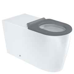 Isabella Care Wall-Faced Toilet Suite (Pan & Seat + R&T In-Wall Cistern + Care Raised White Flush Buttons)