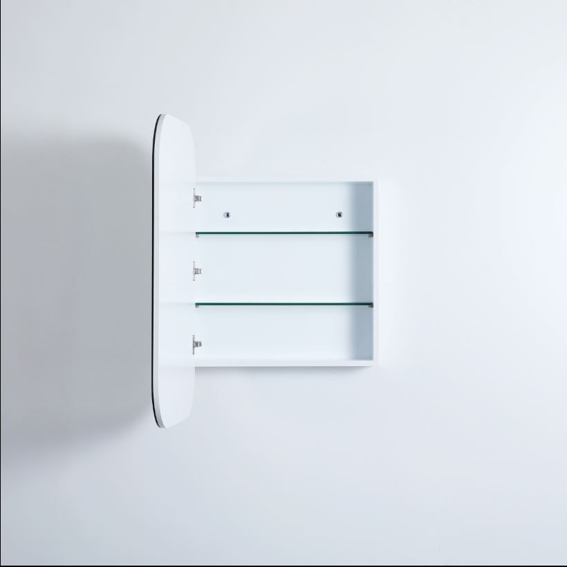 Soft Rectangle Mirror Cabinet